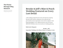 Tablet Screenshot of flowermanager.net